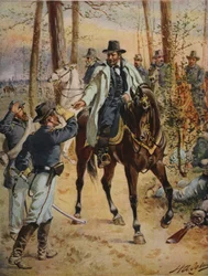 Generaal Grant in de Wilderness Campagne, 5 mei 1864